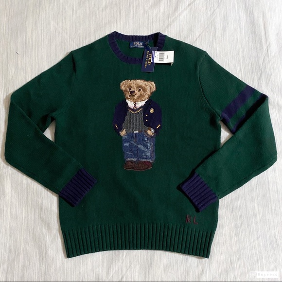Ralph Lauren Polo Preppy Bear Sweater - Picture 4 of 16